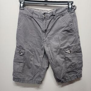 Levi's Cargo Shorts‎ Boys Size 16 28" Gray Casual B766